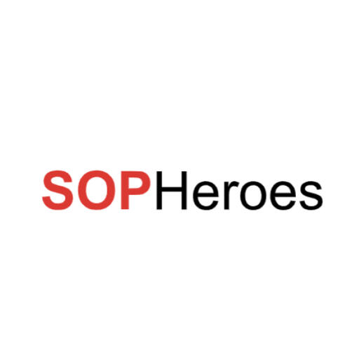 The logo of SOP Heroes, a company specializing in Standard Operating Procedures
